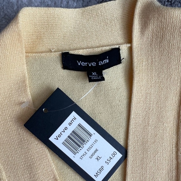 Yellow Cardigan NWT - Picture 4 of 4